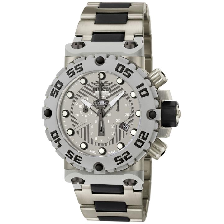 Invicta Mens Gray & Black Watch
