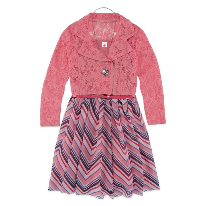 Tg Coral Lace Moto Jacket Skater