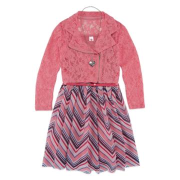 Tg Coral Lace Moto Jacket Skater