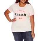 Arizona Short Sleeve T-shirt-womens Juniors Plus