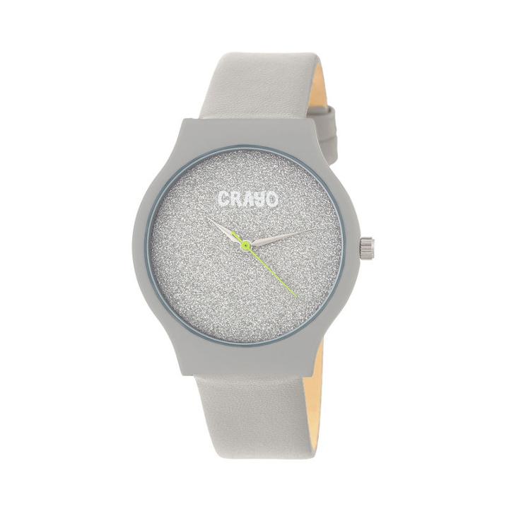 Crayo Unisex Gray Strap Watch-cracr4506