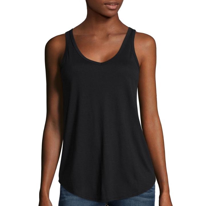 Stylus&trade; V-neck Swing Tank Top - Tall