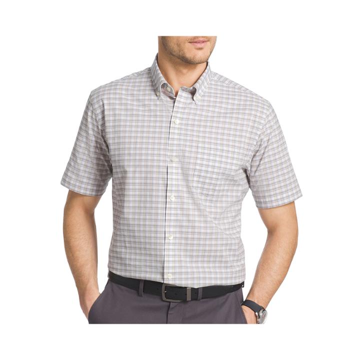 Van Heusen Short-sleeve Luxe Touch Easy Care Woven Shirt