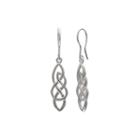 Sterling Silver Twisted Celtic Design Earrings