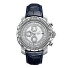 Jbw Stainless Steel Titus Mens Blue Strap Watch-j6347l-e