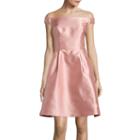 Scarlett Off-the-shoulder Fit-and-flare Dress