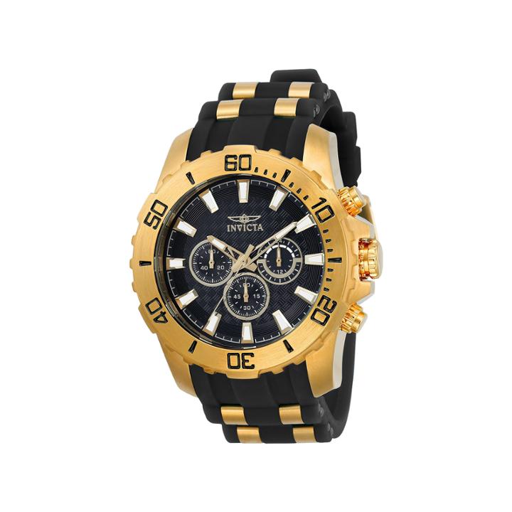 Invicta Pro Diver Mens Black Strap Watch-22557