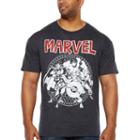 Avengers Group Seal Short Sleeve Avengers Graphic T-shirt-big And Tall