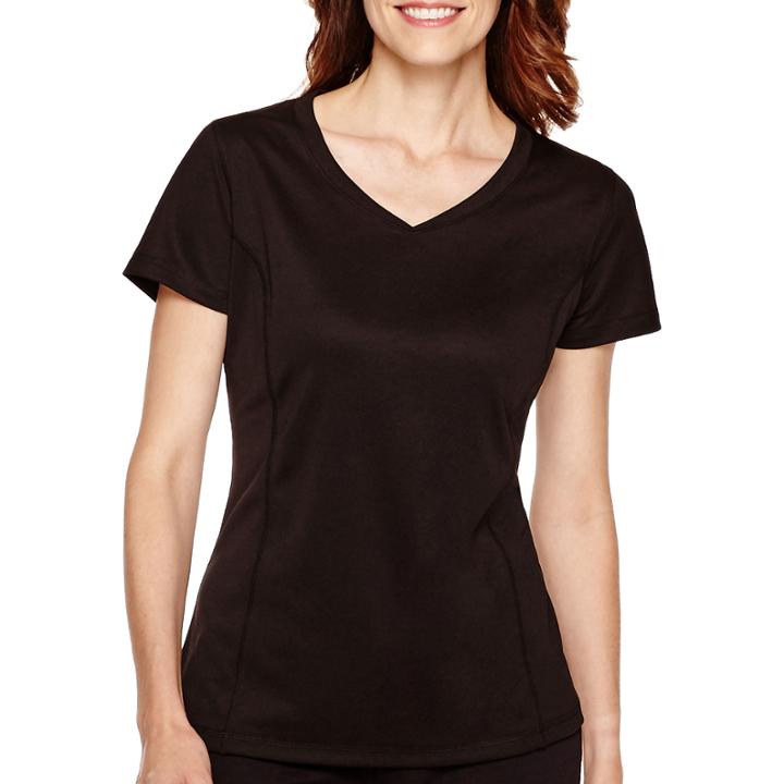 Made For Life&trade; Short-sleeve V-neck Mesh T-shirt