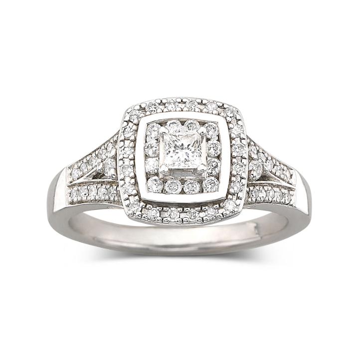 I Said Yes 1/2 Ct. T.w. Certified Diamond Multi-top Engagement Ring