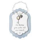 Messages From The Heart By Sandra Magsamen Cameo Key Pendant Necklace