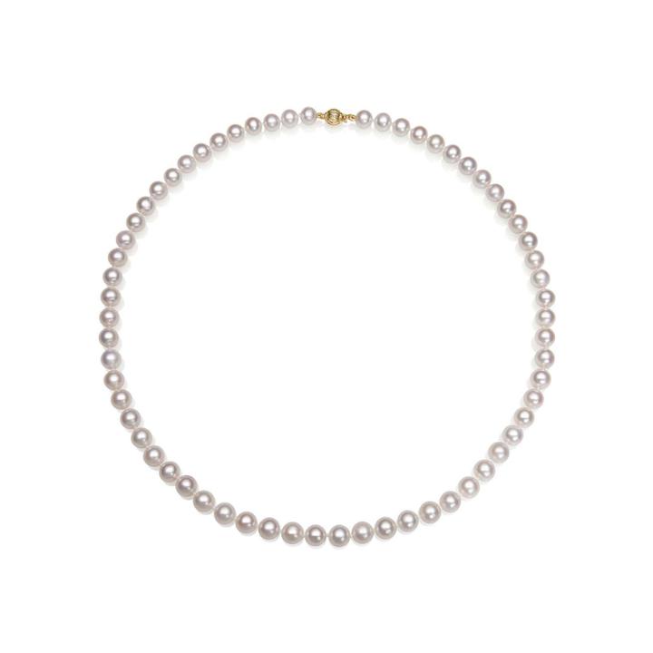 Aa Quality Cultured Freshwater Pearl 14k Yellow Gold 18 Strand Necklace