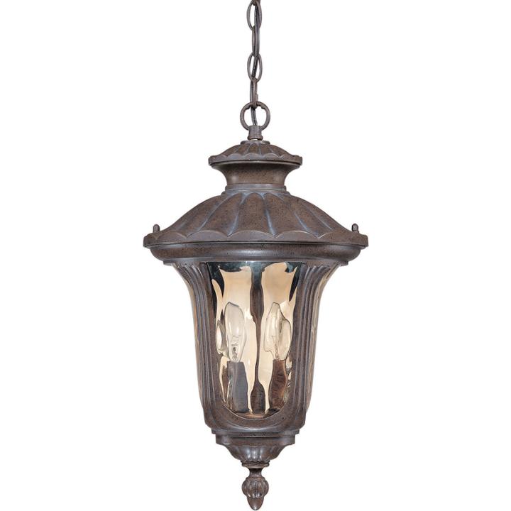 Filament Design 2-light Fruitwood Outdoor Hanginglantern