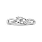 Promise My Love 1/5 Ct. T.w. Diamond Three-stone Promise Ring
