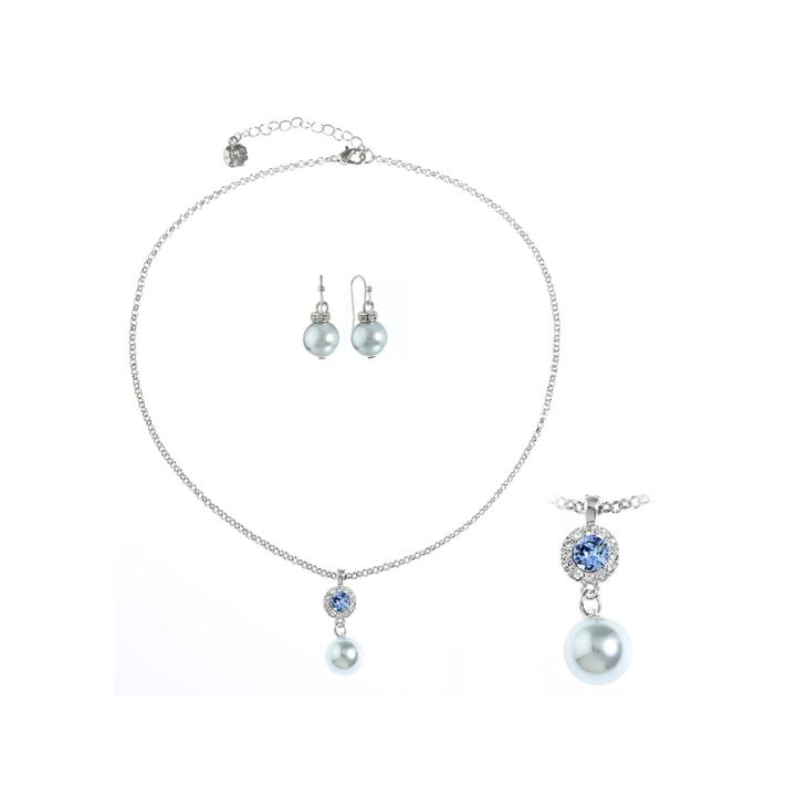 Monet Jewelry Womens 2-pc. Gray Jewelry Set