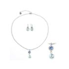 Monet Jewelry Womens 2-pc. Gray Jewelry Set