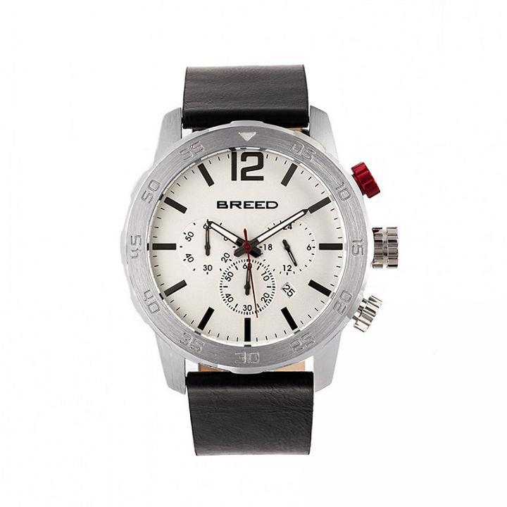 Breed Unisex Black Strap Watch-brd7201