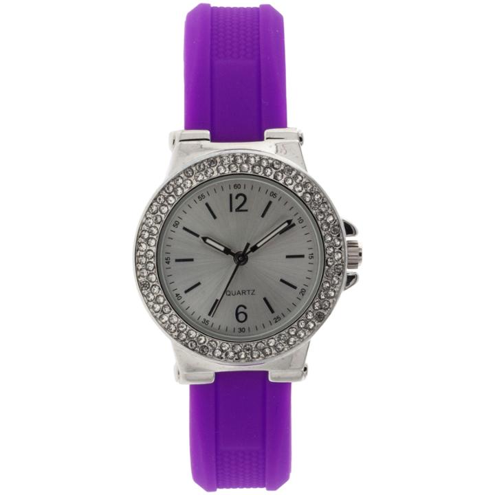 Mixit Womens Purple Strap Watch-jcp2979spr