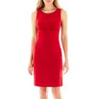 Jackie Jon Sleeveless Panel Dress With Necklace