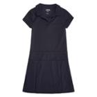 Izod Exclusive Short Sleeve Fitted Shirt Dress 4-16 And Plus