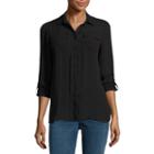 A.n.a 3/4 Sleeve Button-front Shirt-talls