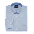 Stafford Slub Linen Look Long Sleeve Dress Shirt - Big And Tall