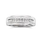 Mens 1/4 Ct. T.w. Diamond Band 10k White Gold