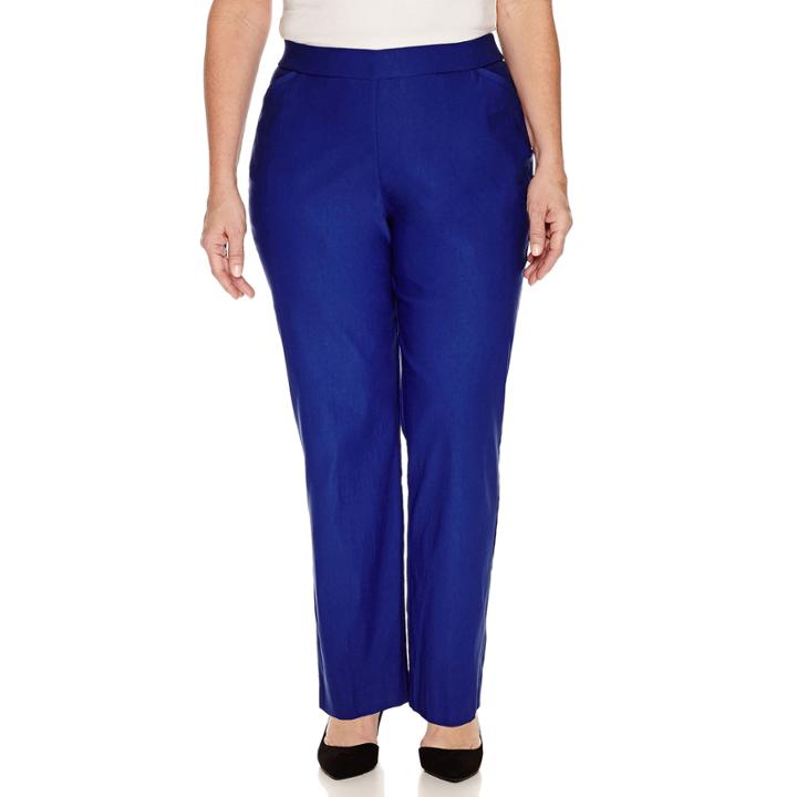 Worthington Pull On Luxe Ankle Pants - Plus