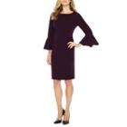 Liz Claiborne 3/4 Bell Sleeve Shift Dress