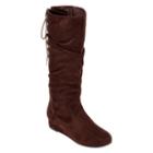 2 Lips Too Misty Womens Wide Calf Boots