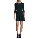 By & By Embellished Long Sleeve Sweater Dress-juniors