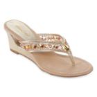 East 5th Fancy Womens Wedge Sandals