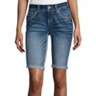 Ariya&trade; Juniors Curvy Low Rise Bermuda Shorts - Juniors