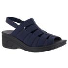 Easy Street Floaty Womens Wedge Sandals Narrow