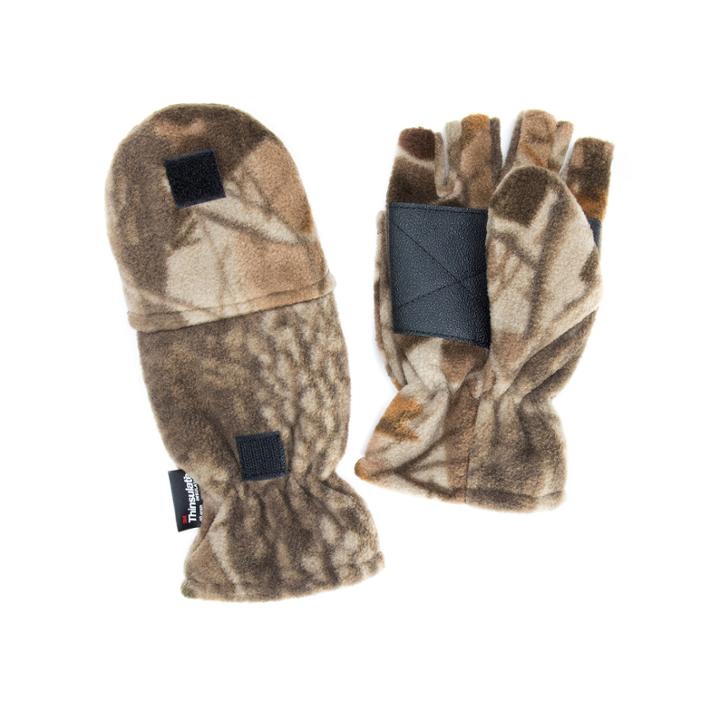 Quietwear Waterproof Fleece Flip-top Mittens