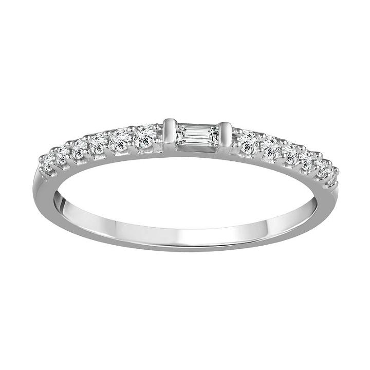 1/6 Ct. T.w. White Diamond 10k Gold Wedding Band