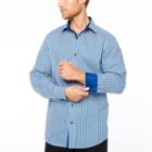 Claiborne Fun Shirts Long Sleeve Geometric Button-front Shirt