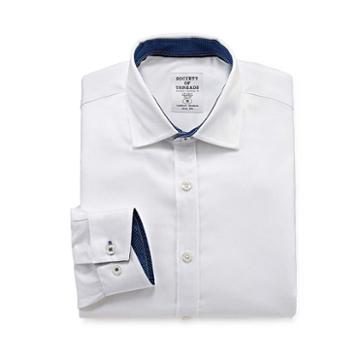 Society Of Threads Society Of Threads Dress Shirt Long Sleeve Woven Dress Shirt - Slim