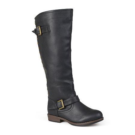 Journee Collection Spokane Studded Riding Boots