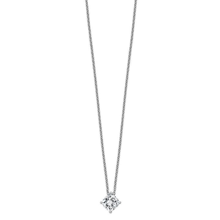 Womens 2-pc. 3/4 Ct. T.w. White Moissanite 14k Pendant Necklace Set