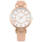 Mixit Womens Gold-tone And Pink Bangle Watch
