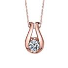 Sirena Women's 1/8 Ct. T.w. White Diamond 14k Gold Pendant Necklace