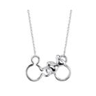 Disney Mickey Mouse And Minnie Mouse Sterling Silver Best Friends Necklace