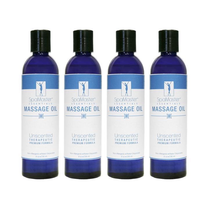Master Massage 8-oz. 4-pack Unscented Massage Oil