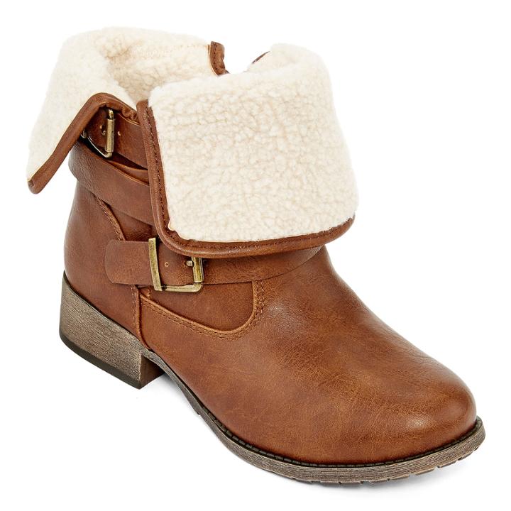 Pop Hugo Strap Buckle Ankle Booties