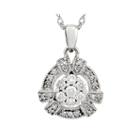 Limited Quantities 1/3 Ct. T.w. Diamond 14k White Gold Pendant Necklace