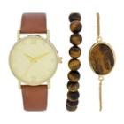 Womens Brown Watch Boxed Set-wac5270jc