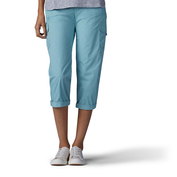 Lee Relaxed Comfort Waistband Cargo Capri-petite