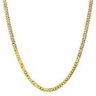 10k Gold Solid Curb 18 Inch Chain Necklace