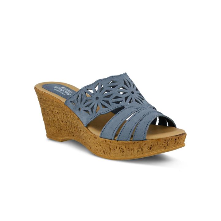 Spring Step Dora Slide Wedge Sandals